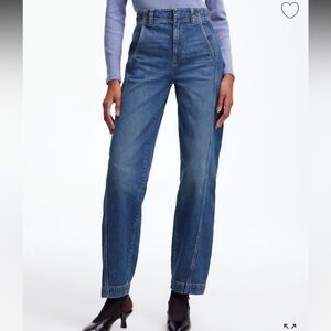 NWT Madewell Tapered Denim Trousers Jeans